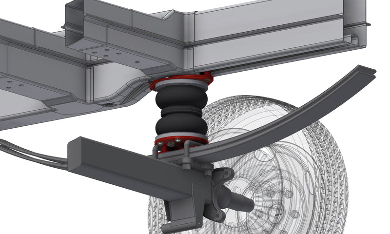 Load image into Gallery viewer, Sistema di sospensioni pneumatiche Comfort da 7,3&quot; per Fiat Ducato dal 2006 467630
