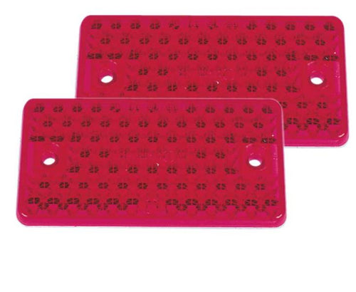 Riflettori rosso 91 x 47mm (2 pezzi) 468500