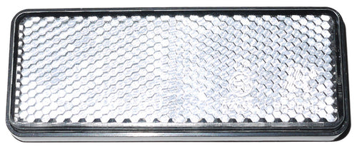 Riflettore rettangolare, trasparente, dimensioni: ca.95*38mm 468612