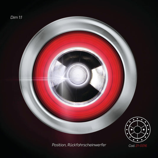 Luci di retromarcia a LED complete, 3 moduli completi 469002