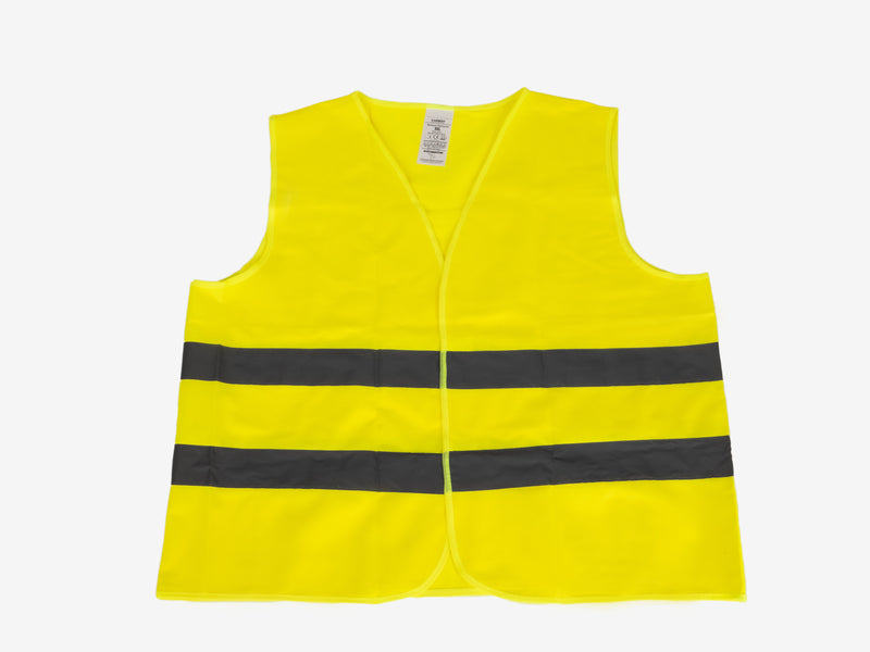 Load image into Gallery viewer, Gilet di segnalazione giallo, 2x adulti (1x XL/1x XXL) + 2x bambini 471285
