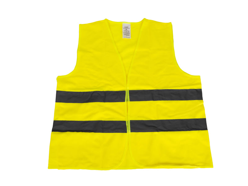 Load image into Gallery viewer, Gilet di segnalazione giallo, 2x adulti (1x XL/1x XXL) + 2x bambini 471285
