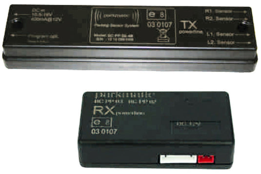 Allarme retromarcia per camper con 4 sensori e display neri 472388