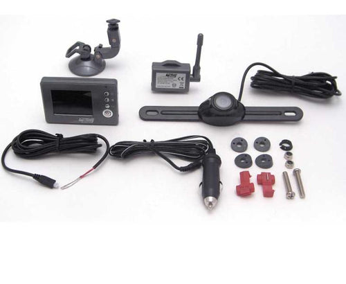 Sistema di retromarcia radio con telecamera a colori e ausilio al parcheggio 12V 47239