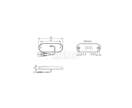 LED Blink-Brems-Schluss 47607