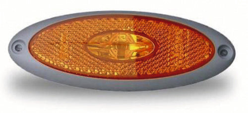 Fanale posteriore a LED 12V 1.0W IP67 rosso, cavo da 200 mm 47609