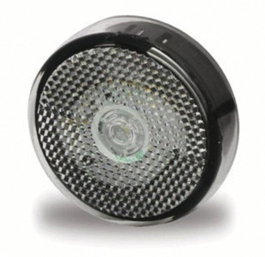 Luce di ingombro laterale a LED, 12V, 1W, trasparente, cavo 700 mm, IP67 47614