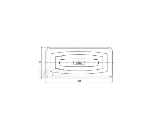 Luce multifunzione a LED, 9-32V, cavo rosso 500 mm, IP67 47615