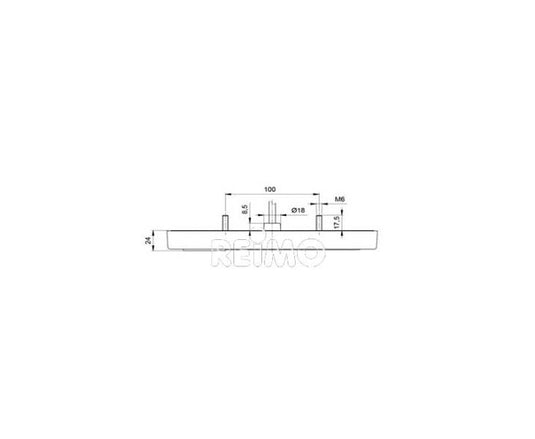 Luce multifunzione a LED, 9-32V, cavo rosso 500 mm, IP67 47615