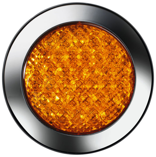Spie a LED, 12V, 3/W giallo IP67 cavo 500 mm 47622
