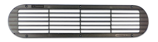 Griglia di ventilazione media nera 48037