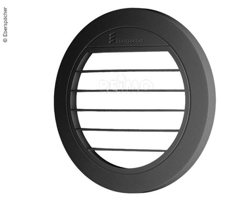 Uscita aria piatta 0° nero per supporto Airtronic D3, Ø90mm 481137