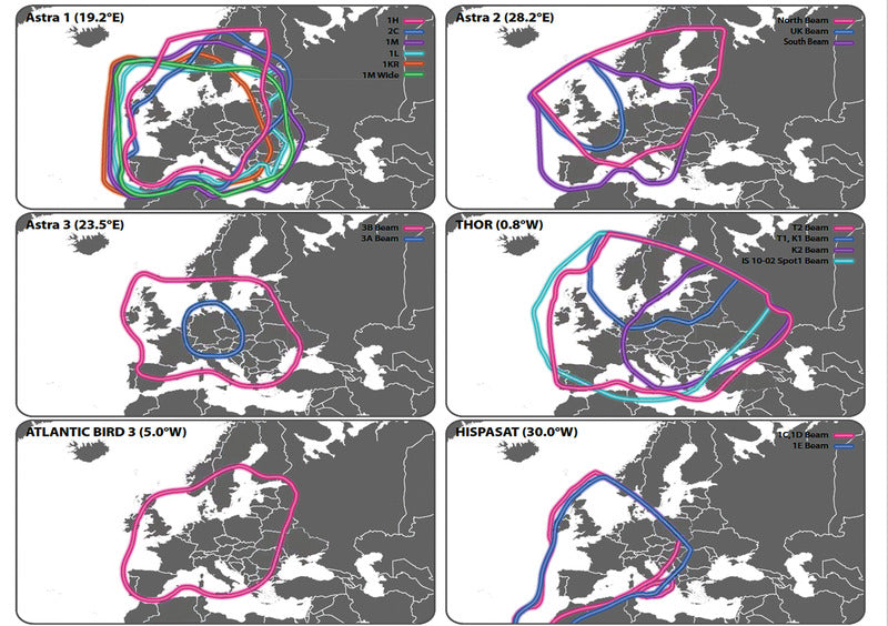 Carica immagine in Galleria Viewer, SNIPE III antenna piatta con auto-skew, completamente automatica, colore bianco 482943
