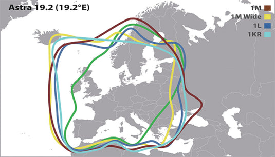 Antenna manuale piatta CAMP58, SKEW & Single-LNB 48301