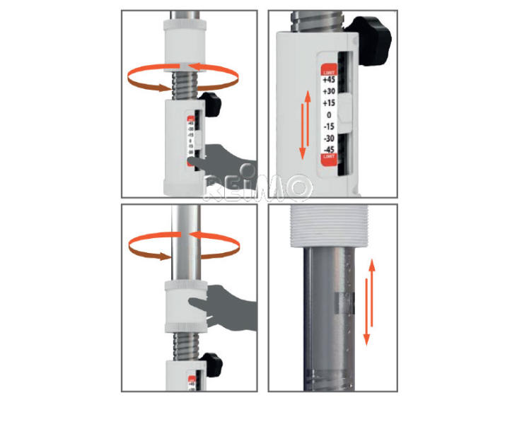 Load image into Gallery viewer, Antenna manuale piatta CAMP58, SKEW &amp; Single-LNB 48301
