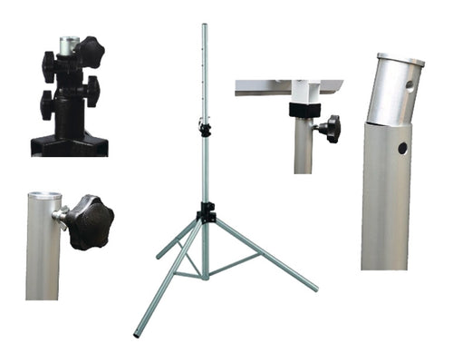 Antenna manuale piatta CAMP38 a treppiede, SKEW & Single-LNB 48302