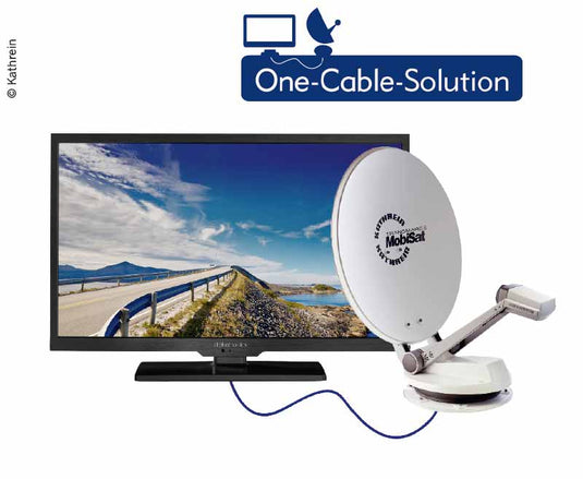 Caravan TV System CTS 750-22 GPS antenna parabolica incl. alphatronics 22