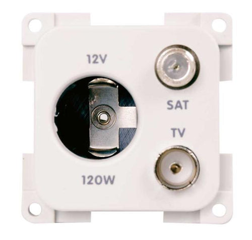 Presa TV+Sat 12V dgr.SB 491102