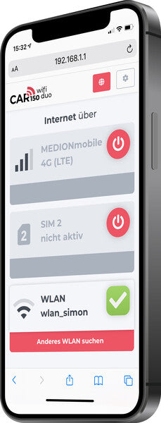 Load image into Gallery viewer, WLAN Router Car 150 Duo 49130
