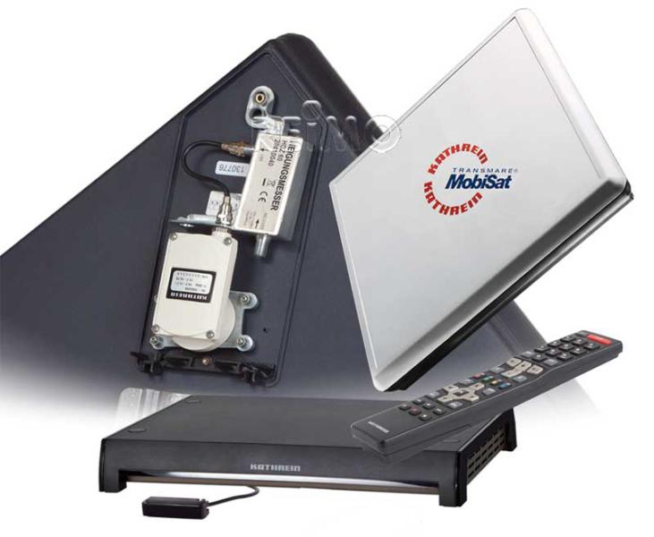 Load image into Gallery viewer, Pacchetto satellitare per roulotte Kathrein HDS 600 (BAS60 + HDZ60 + UFS940sw) 491975
