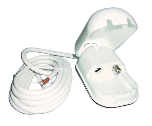 Presa esterna con cavo coassiale F-plug&3m 49266