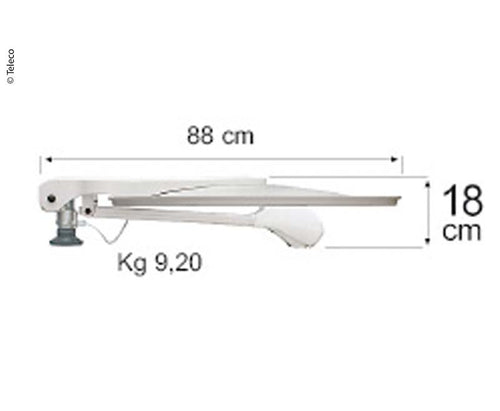 Sistema satellitare Voyager Digimatic 65 con DSF90E/HD e albero 493555