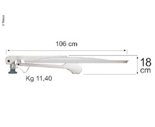 Sistema satellitare Voyager Digimatic 65 con DSF90E/HD e albero 493556