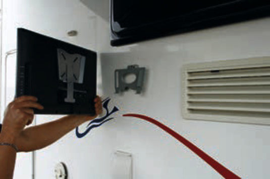 Supporto da parete per TV per installazione esterna 493974