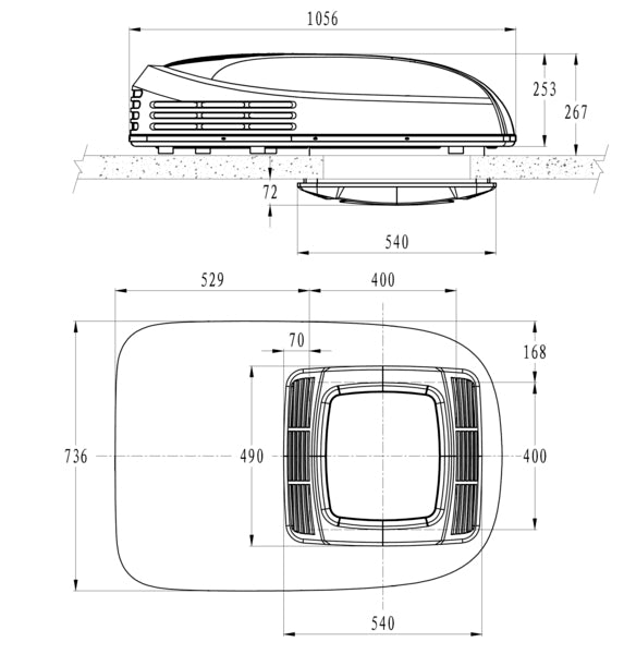 Load image into Gallery viewer, Klimaanlage 2600W schwarz 4950031

