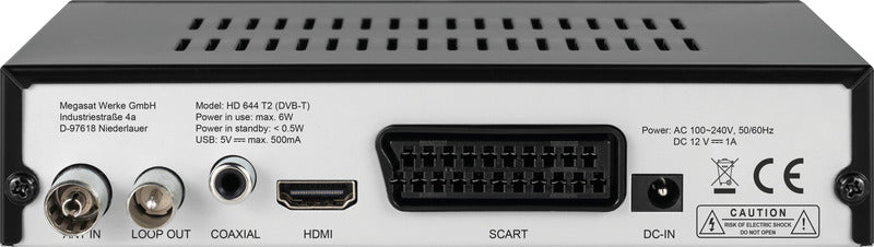 Load image into Gallery viewer, Receiver Megasat HD644 T2 496096
