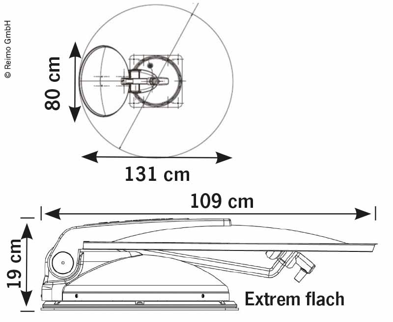 Carica immagine in Galleria Viewer, Sistema satellitare automatico Travelsat 80 Twin con Plus-Panel 49659
