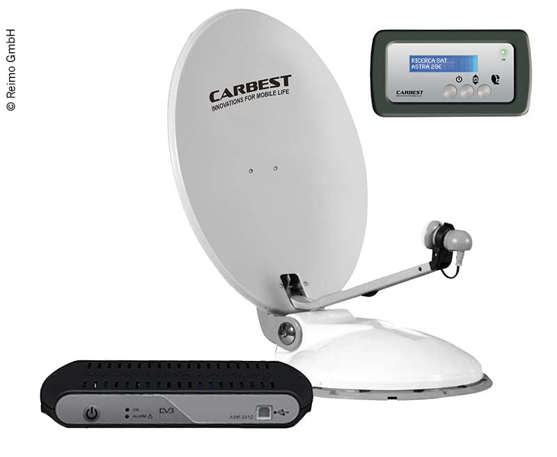 Carica immagine in Galleria Viewer, Sistema satellitare automatico Travelsat 80 Twin con Plus-Panel 49659
