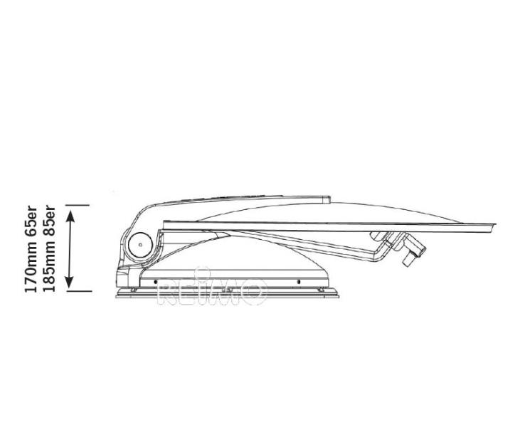 Carica immagine in Galleria Viewer, Sistema satellitare automatico Flat-Sat 85 con Astra 49695
