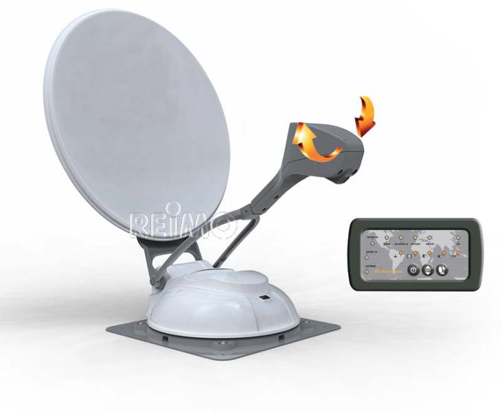 Carica immagine in Galleria Viewer, Sistema satellitare automatico Flat-Sat 85 SKEW TWIN 49698
