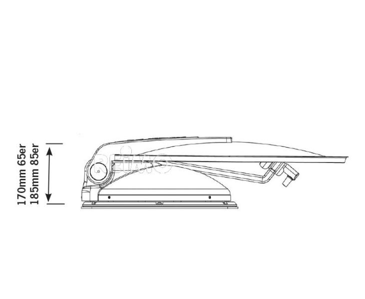 Carica immagine in Galleria Viewer, Sistema satellitare automatico Flat-Sat 85 SKEW TWIN 49699
