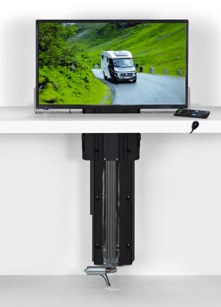 Porta TV SKY TEC con dispositivo di sollevamento motorizzato per TV fino a 32