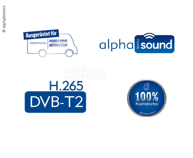 Load image into Gallery viewer, ALPHATRONICS Televisione 22 &quot;LED Triplo sintonizzatore a LED 49771
