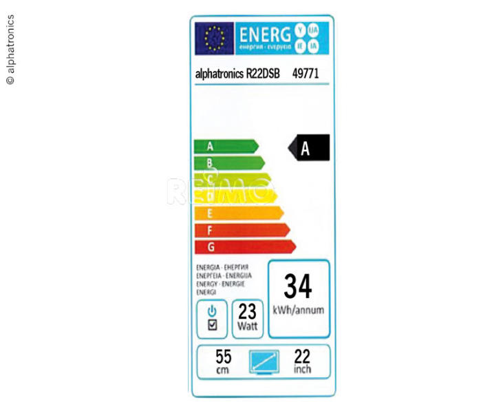 Load image into Gallery viewer, ALPHATRONICS Televisione 22 &quot;LED Triplo sintonizzatore a LED 49771
