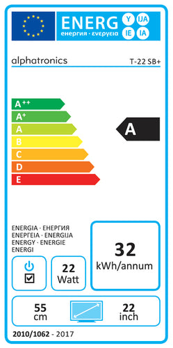 TV LED alhatronics T-22 SB+ 49774