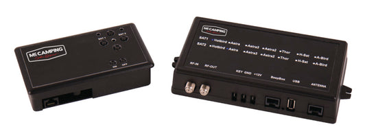 Mc Camping Antenna 65 bianca, 65cm, 2 satelliti 49780