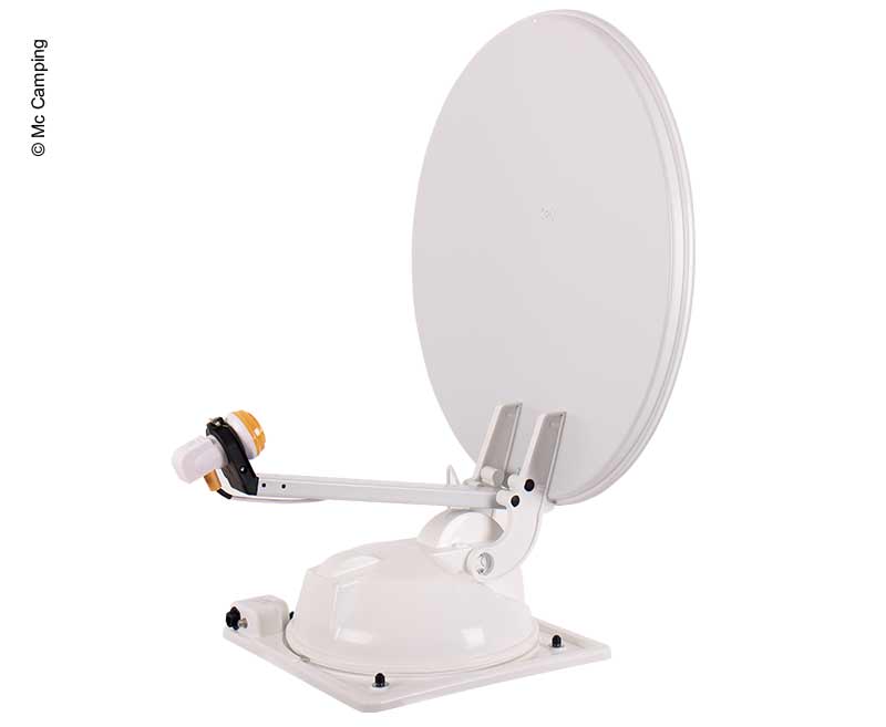 Carica immagine in Galleria Viewer, Antenna da campeggio Mc Camping 80 bianca, 80cm, 2 satelliti 49781
