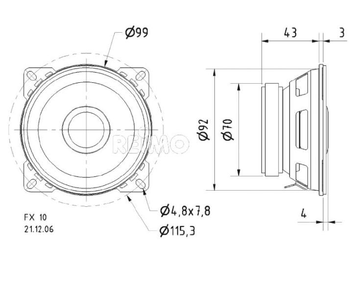 Load image into Gallery viewer, Altoparlante coassiale a 2 vie 4 49804
