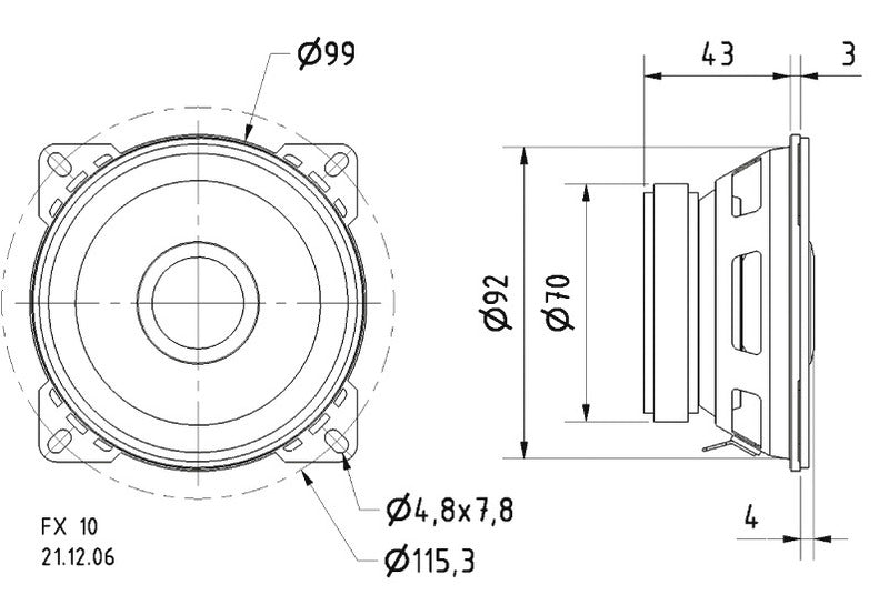 Load image into Gallery viewer, Griglia di protezione per altoparlanti D:11,6cm, 49806
