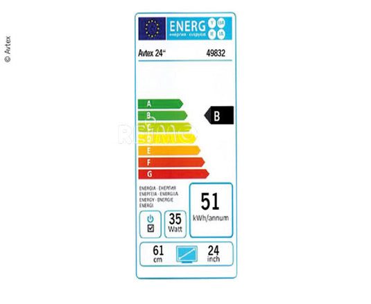 TV LED 24" con connettore HD/SAT/DVD/DVD/USB 49832