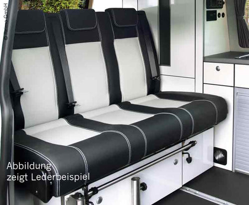 Panca da notte VW T6/5 CityVan V3000 V3000 taglia 14 3 posti, pelle 2 colori 2 s 5040107