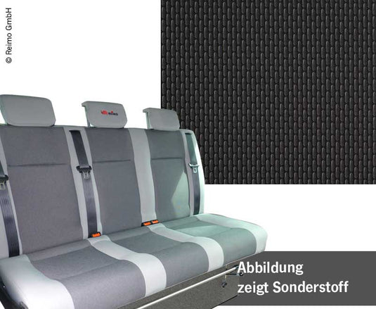 Panca da letto VW T6.1,V3100 misura 17 rigida, 3 posti, imbottitura Briks 2 colori. 5040842