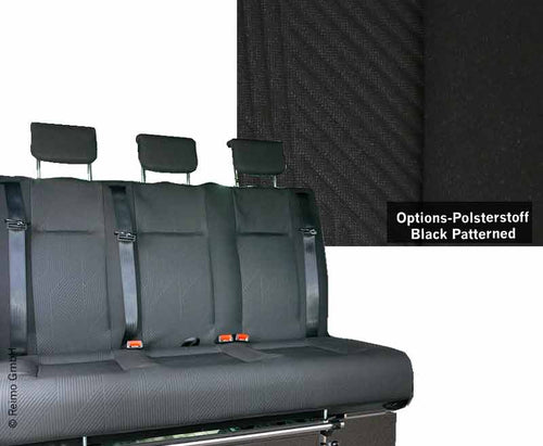 Panchina per dormire Renault Trafic,Opel Vivaro,Fiat Talento,V3000 Gr.8 Black Pa 5044440