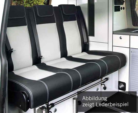 Panca per dormire Merc. Vito LR 2015 V3000 taglia 8 3 posti, pelle 2 colori 5045006