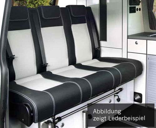 Panca per dormire Merc. Vito LR 2015 V3000 misura 17 Rivestimento in pelle a 3 p 5045106