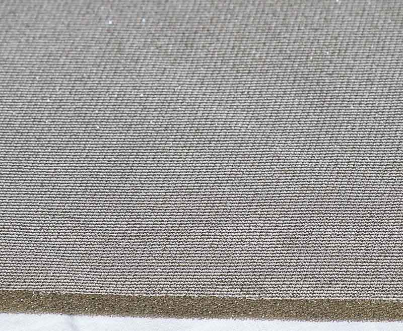 Carica immagine in Galleria Viewer, Schiuma laminata 8mm in beige/grigio 51023

